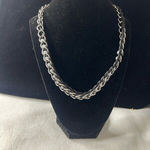 Elegant Silver Chain Necklace